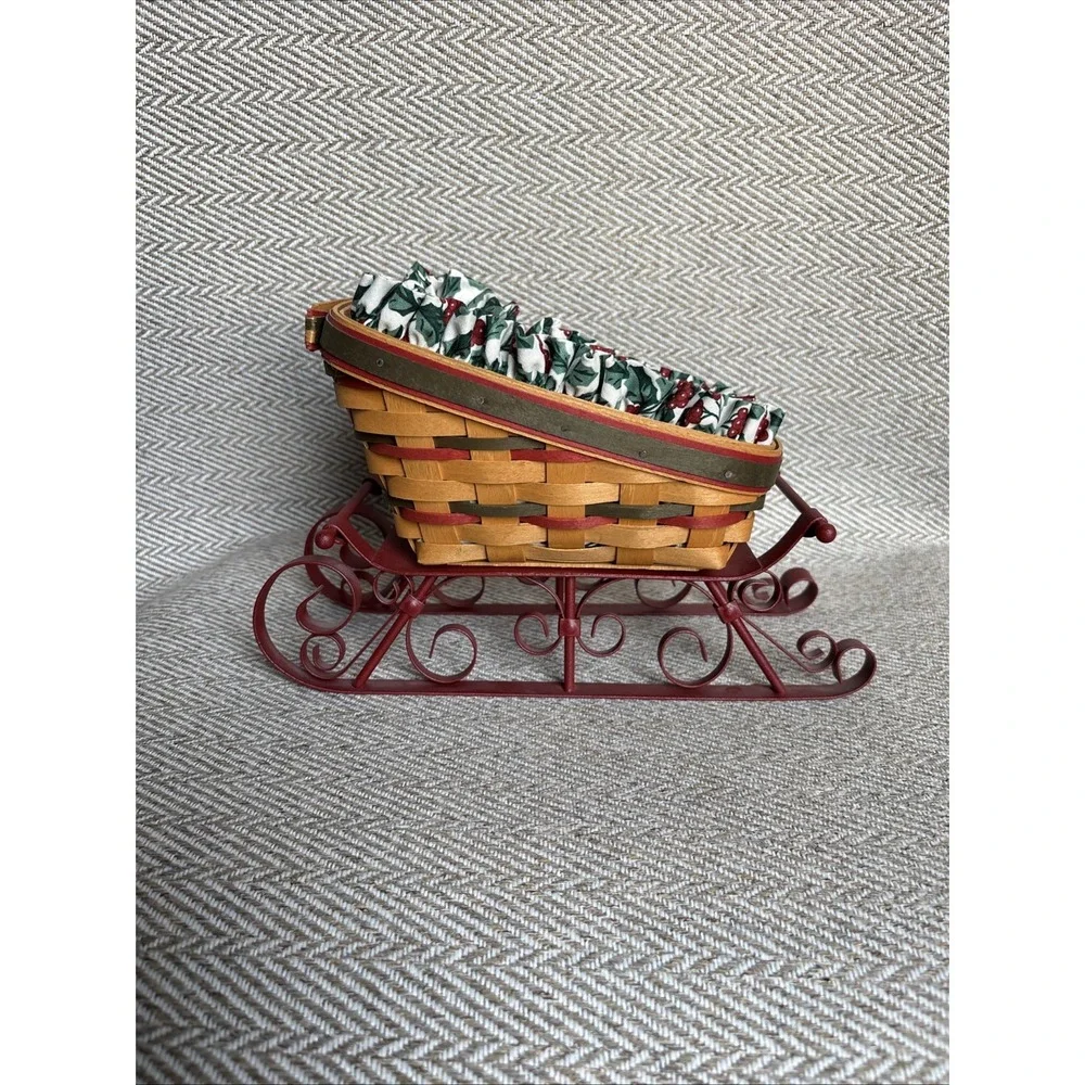 Longaberger sleigh baskets
